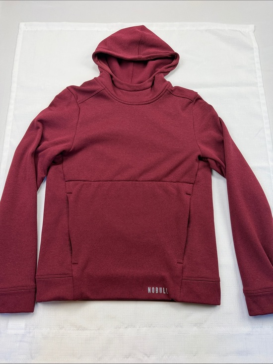 NOBULL Tops - NOBULL Women's Burgundy Hooded Pullover Sweatshirt